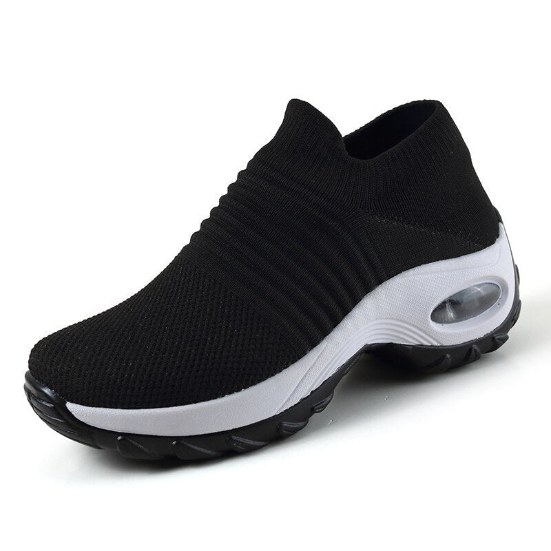 Women's Sneakers Slip On Platform Walking Style