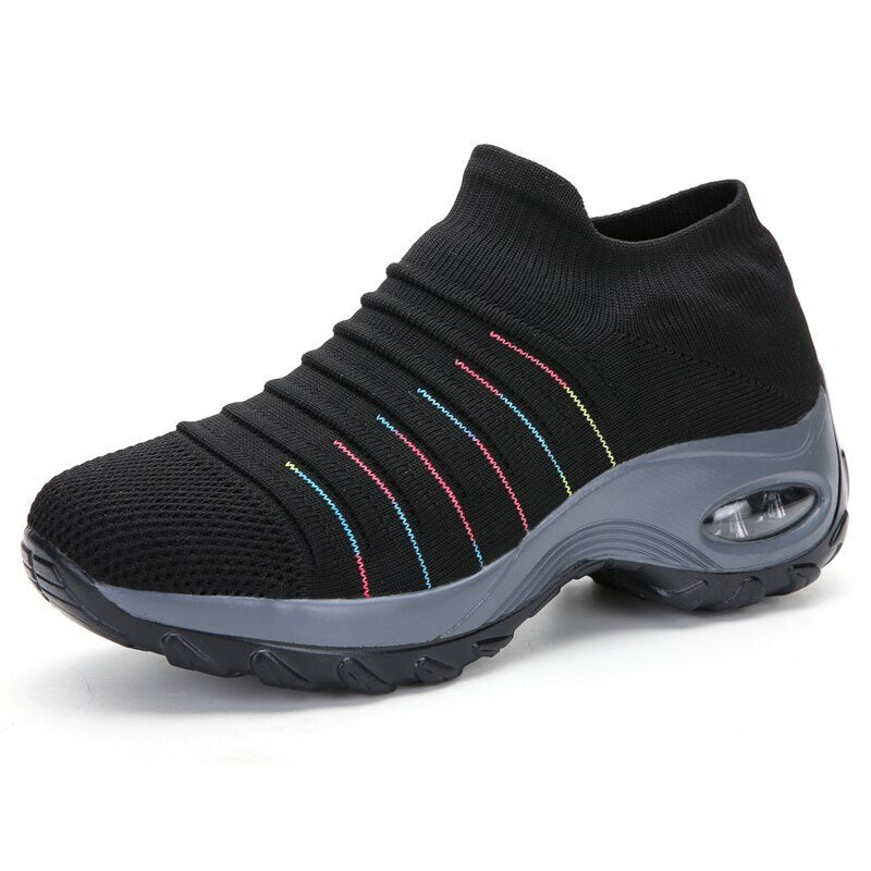 Women's Sneakers Slip On Platform Walking Style