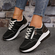 Women's Sneakers Lace Up Platform Casual Walking Style