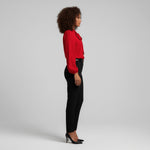 Load image into Gallery viewer, Women's Blouses Bow Tie Neck Long Sleeve Relaxed Fit
