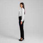 Load image into Gallery viewer, Women's Blouses Bow Tie Neck Long Sleeve Relaxed Fit
