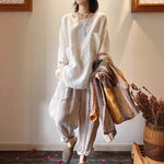Load image into Gallery viewer, Women's Tunics Relaxed Linen Patch Pocket Casual Style

