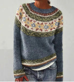 Load image into Gallery viewer, Women's Sweaters Retro Striped Relaxed Fit Boat Neckline
