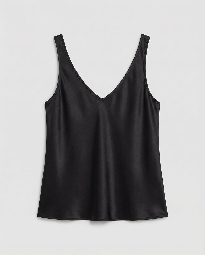 Women's Blouses V Neck Sleeveless Relaxed Flowing Tank Style