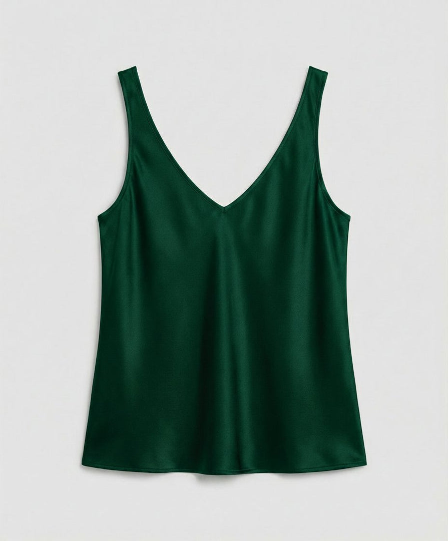 Women's Blouses V Neck Sleeveless Relaxed Flowing Tank Style