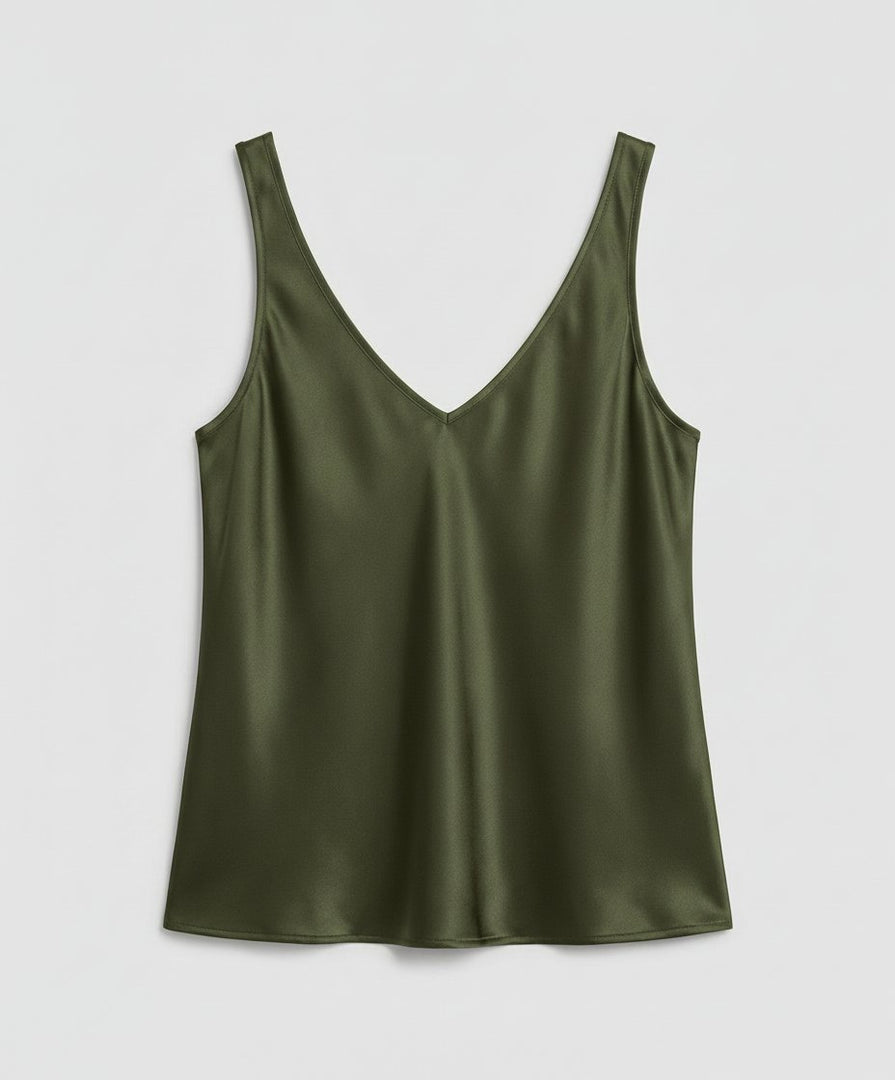 Women's Blouses V Neck Sleeveless Relaxed Flowing Tank Style