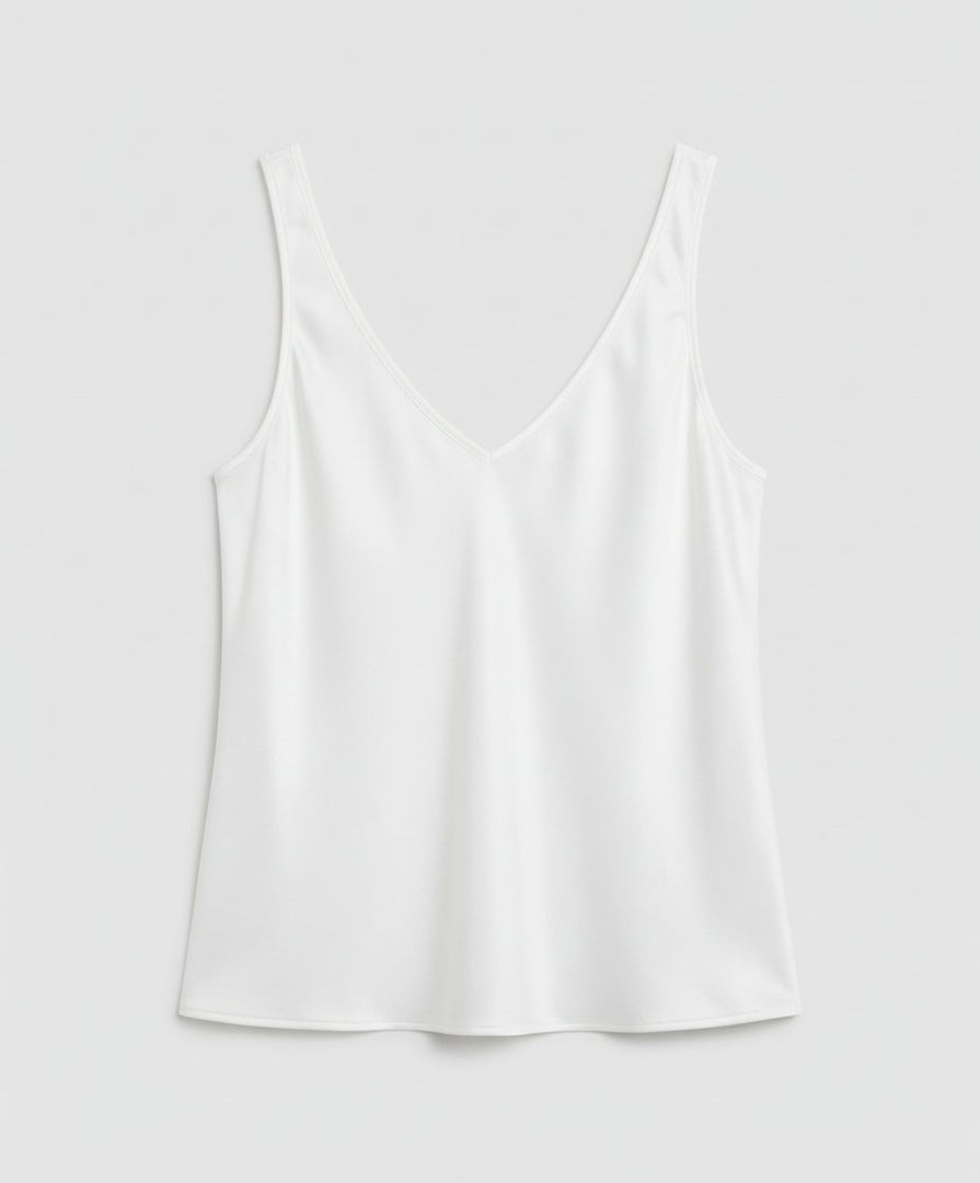 Women's Blouses V Neck Sleeveless Relaxed Flowing Tank Style
