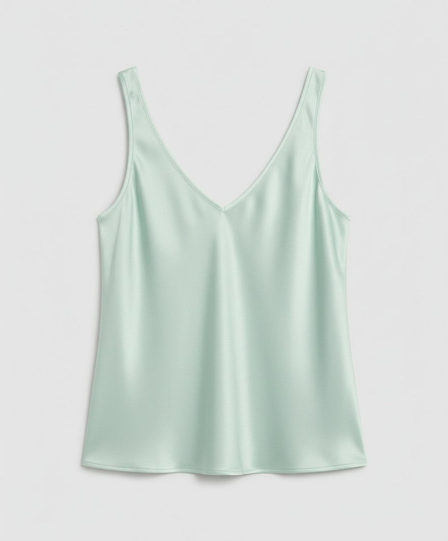 Women's Blouses V Neck Sleeveless Relaxed Flowing Tank Style