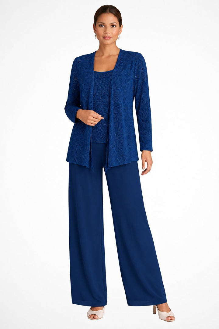Women's Women Suits Sequin Jacket Wide Leg Pants Formal Wedding Guest Style