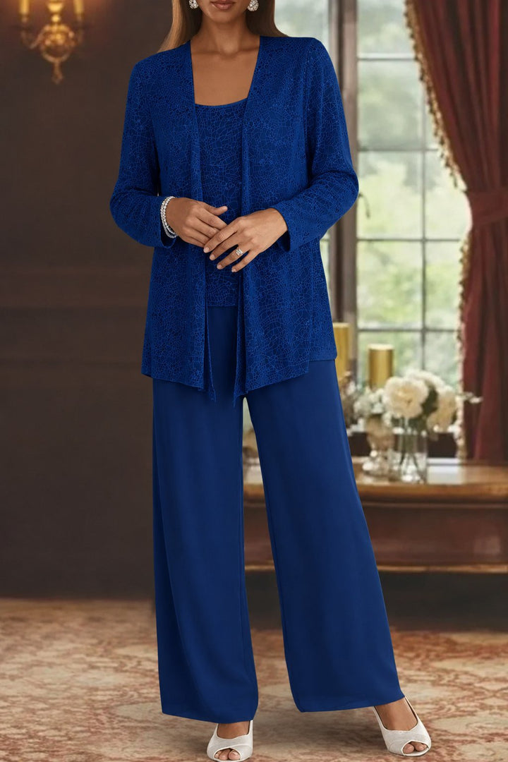 Women's Women Suits Sequin Jacket Wide Leg Pants Formal Wedding Guest Style
