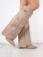 Load image into Gallery viewer, Women's Boots Pointed Toe Block Heel Knee High Style
